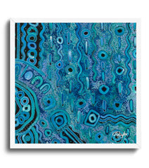 Blue Rain Print S2
