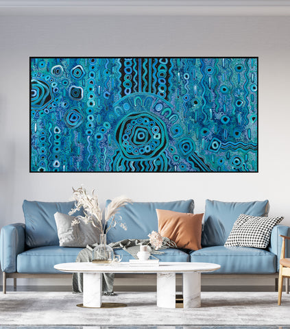 Blue Rain (Print) by Kelly
